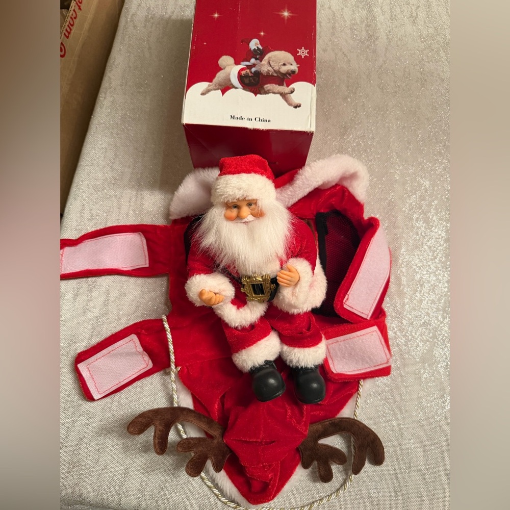 Royal Wise sz Small Funny Red Santa Dog Costume